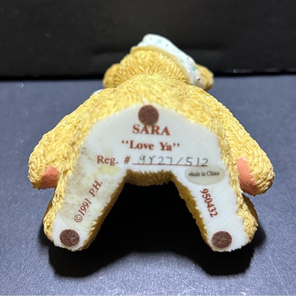 Vintage 1991 Cherished Teddies Sara Bear, Love Ya - Picture 5 of 5